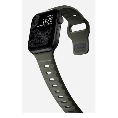 7. NOMAD Sport Band - pasek do Apple Watch 46mm/49mm z FKM (ash green)