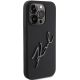 4. Etui Karl Lagerfeld Silicone Karl Script na iPhone 15 Pro - czarne