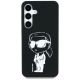 3. Etui Karl Lagerfeld Silicone Graffiti Ikonik Printed Logo MagSafe Samsung Galaxy S25 czarny