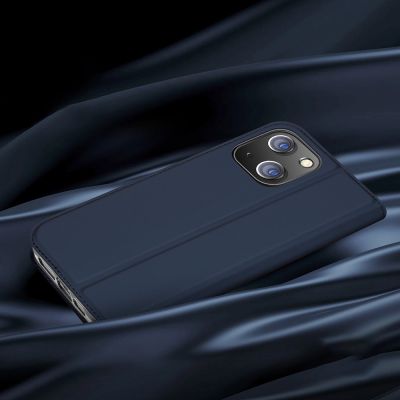 12. Etui do iPhone 15 Plus pokrowiec z klapką i portfelem Dux Ducis Skin Pro - różowe