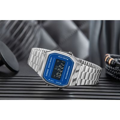 6. Zegarek Męski CASIO VINTAGE A168WEM-2BEF + BOX