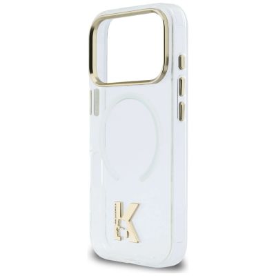 6. Etui Karl Lagerfeld IML K Head Logo MagSafe na iPhone 17 Pro Max - przezroczyste