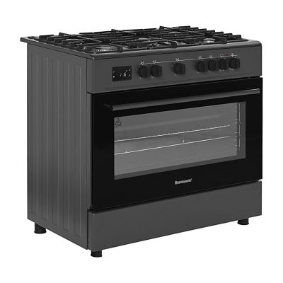8. Kuchnia gazowo elektryczna Ravanson KWGE-K90A Cheff Modern Black (czarny)