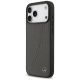 2. Etui Mercedes Leather Large Laurel Leave MagSafe na iPhone 17 Pro Max - czarno-szary