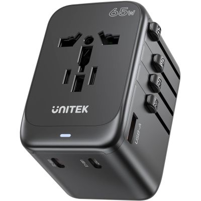 13. UNITEK ŁADOWARKA PODRÓŻNA EU/US/UK/AUS GAN PD 65W