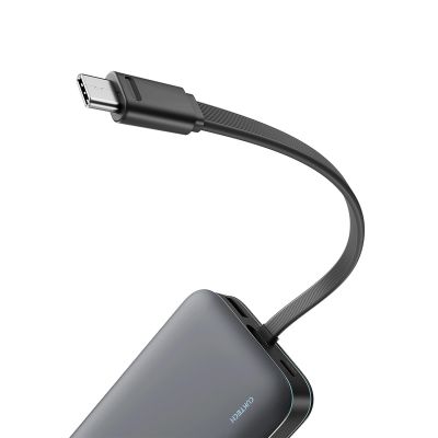 4. Powerbank Cuktech LPB200N 40W 20000mAh ze zintegrowanym kablem - szary