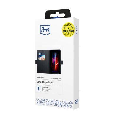 28. Etui 3mk Wallet Case na Apple iPhone 13 Pro Max - czarne