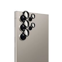 Szkła hartowane Puro Individual na tylną kamerę do Samsung Galaxy S26 Ultra - z czarnymi ramkami