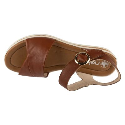 3. Rieker Sandals V4191-24 Brązowe 36