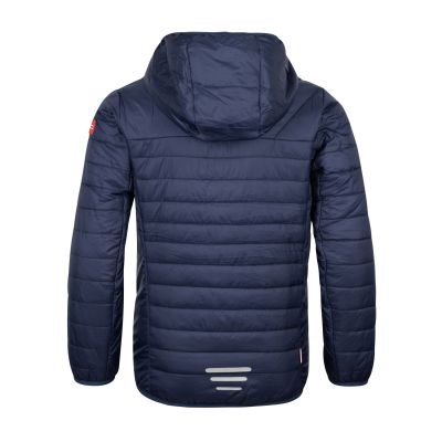 2. Kurtka ultralekka przejściowa dziecięca dla chłopca/dziewczynki Trollkids Kids Eikefjord Jacket navy/bright green (463-100)