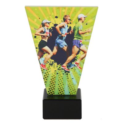 Trofeum szklane biegi