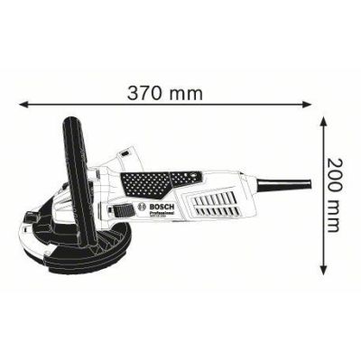 5. Bosch GBR 15 CAG 9300 RPM Czarny, Niebieski 1500 W