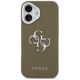 3. Etui Guess Grained Big 4G Classic Logo na iPhone 17 - brązowe