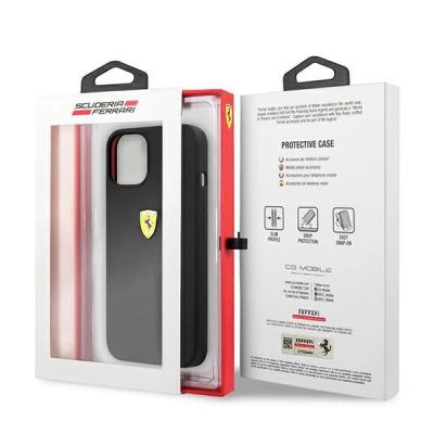 8. Etui Ferrari Silicone na iPhone 13 mini - czarne