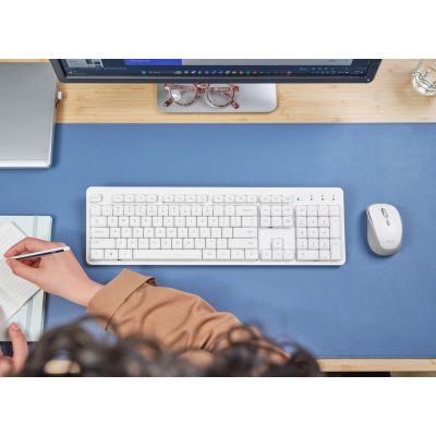 10. Klawiatura + mysz Trust ODY II Wireless White US