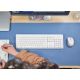 10. Klawiatura + mysz Trust ODY II Wireless White US