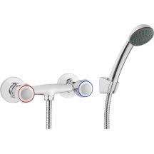 Bateria prysznicowa ścienna z zestawem prysznicowym BON 041D 5908212049709