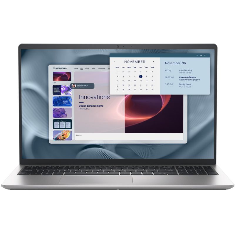 Dell Pro 15 Essential i5-1334U 15,6" FHD 120Hz 250nits 16GB DDR5 4400 SSD1TB Intel UHD Graphics Cam1080p 54Wh W11Pro Platinum Silver (Aluminum) 3Y + Mysz Dell Optical Mouse-MS116 Black