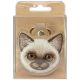 6. Etui Nimmy New Big Eyed Pet 2.0 Cat na lokalizator - brązowe