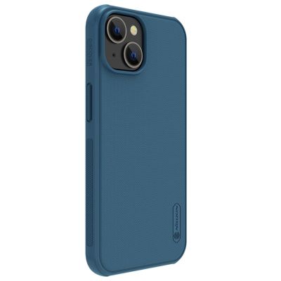 6. Nillkin Super Frosted Shield Pro Magnetic Case etui iPhone 14 Plus z MagSafe magnetyczne niebieski