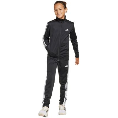7. Dres dla dzieci adidas Essentials Climacool Kids 3 Stripes Training Tracksuit 205 czarny JD6502