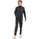 7. Dres dla dzieci adidas Essentials Climacool Kids 3 Stripes Training Tracksuit 205 czarny JD6502