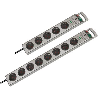 2. Brennenstuhl Super-Solid Surge Protection 4.500 A Srebrny 5 x gniazdo sieciowe 2,5 m