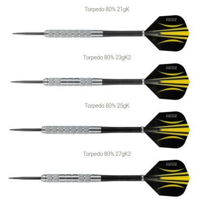 2. Rzutki Harrows Torpedo 80% Steeltip HS-TNK-000013163
