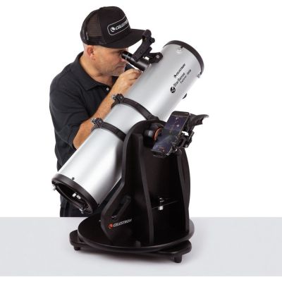 9. Teleskop Celestron StarSense Explorer 150mm Reflektor 459x Czarny, Srebrny