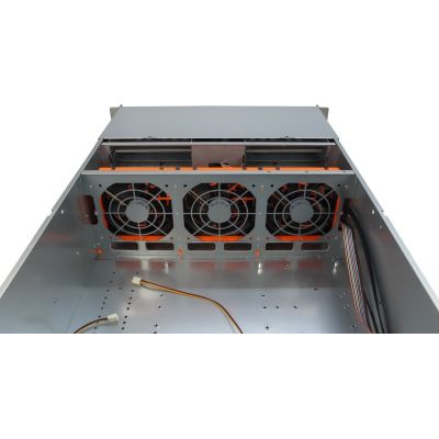 6. Inter-Tech 4U-4416L Rack Czarny, Srebrny