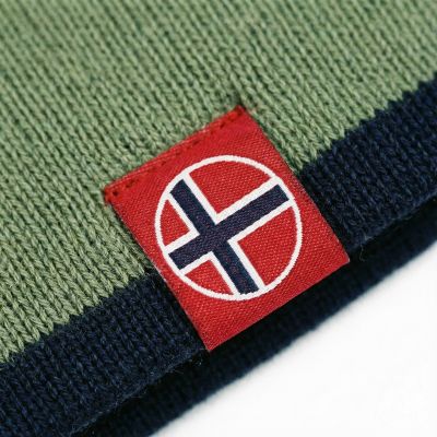 3. Czapka zimowa dziecięca Trollkids Kids Troll Beanie dzianinowa dziewczęca/chłopięca zielona (920-335)