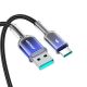 7. Kabel Joyroom S-A42 Crystal-Clear Series 3A USB-A - USB-C 1,2m - czarny