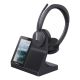 2. Yealink WH64 Workstation Dual Zestaw słuchawkowy Przewodowy i Bezprzewodowy Opaska na głowę Biuro/centrum telefoniczne USB Type-C Bluetooth Podstawka do ładowania Czarny