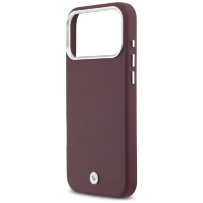 6. Etui BMW Sign Full Wrapped Metal MagSafe na iPhone 17 Pro Max - czerwone