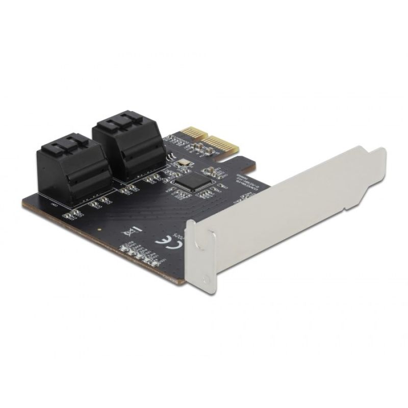 2. DeLOCK 4 portowy SATA PCI Express x1 Card - Konstrukcja niskoprofilowa