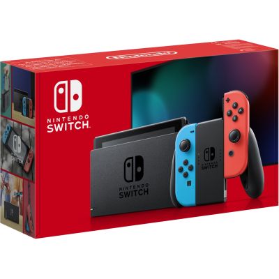 13. Nintendo Switch przenośna konsola do gier 15,8 cm (6.2") 32 GB Ekran dotykowy Wi-Fi Niebieski, Szary, Czerwony
