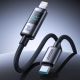 4. Kabel Joyroom S-A16 Pro Prism Series 30W USB-C - Lightning z wyświetlaczem 1,2m - czarny