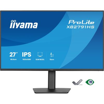 43. iiyama ProLite XB2791HS-B1 monitor komputerowy 68,6 cm (27") 1920 x 1080 px Full HD LED Czarny