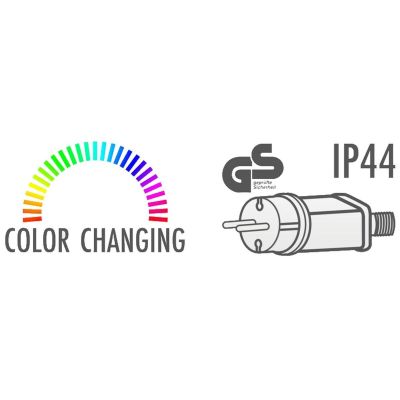 26. GWIAZDA 3D DEKORACYJNA STOJĄCA 120LED RGB 80CM