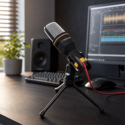 9. Mikrofon Esperanza STUDIO PRO EH182 (kolor czarny)