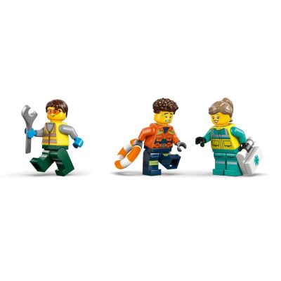 20. LEGO City 60505 Samolot, wóz serwisowy i poduszkowiec