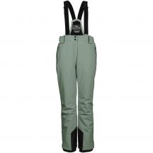 Spodnie narciarskie damskie Killtec KSW 249 wodoodporne z odpinanymi szelkami zielone (37559/738)