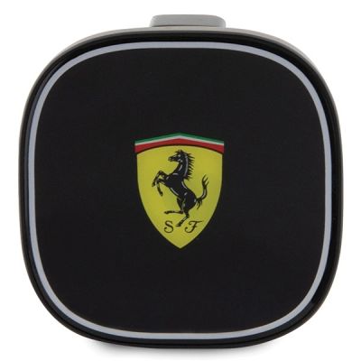 3. Ładowarka samochodowa Ferrari 2023 Collection MagSafe indukcyjna 15W do kratki nawiewu - czarna
