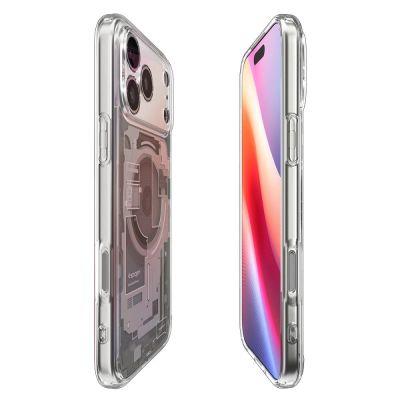 6. Etui Spigen Ultra Hybrid MagSafe na iPhone 17 Pro Zero One - tytanowe