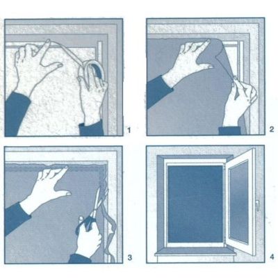 6. MOSKITIERA OKNO 100X100 CZARNA POLIESTER+TAŚMA RZEP