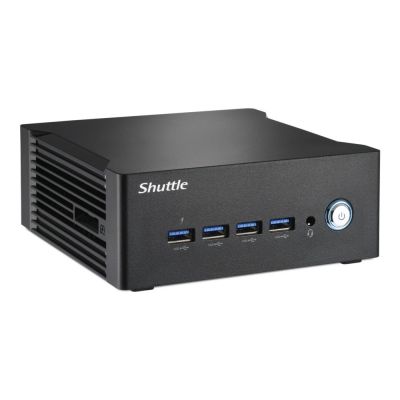 Shuttle Nano PC NA10H Wielkość PC 1L Czarny 8845HS 3,8 GHz