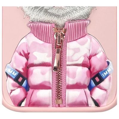 9. Etui Nimmy Cool&Cute 2.0 Cat na iPhone 16 - różowy