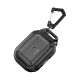5. Etui Tech-Protect Rough Hook z karabińczykiem na Apple AirPods Pro 1 / 2 - czarny