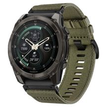 Pasek Tech-Protect Nylon Classic na Garmin Fenix 5X / 5X Plus / 6X / 6X Pro / 7X / 8 / 8 Pro / 9 / 9 Pro (47 mm) - zielony