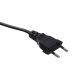 2. Kabel SAVIO  CL-105 (2-Pin  - Euro ; 3m; kolor czarny)